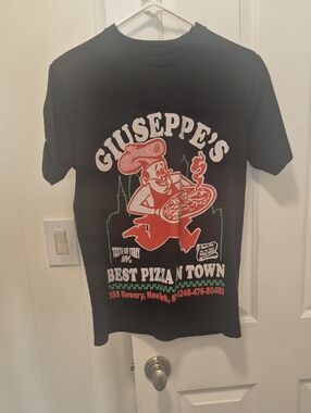 Giuseppe's Best Pizza in Town Graphic Tee - Black